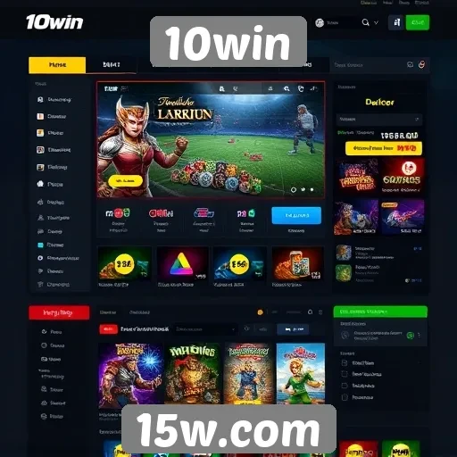 Avaliação da interface do site 10win